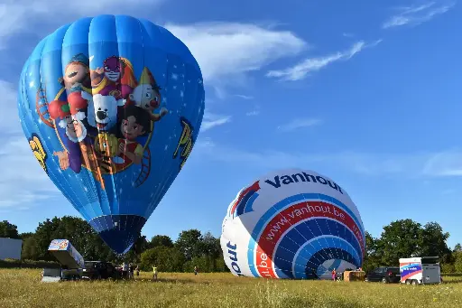 Vol en montgolfière en Campine